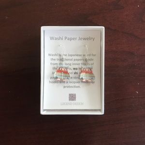 Jewelry - Japanese washi paper earrings Jewelry - Japanese washi paper earrings